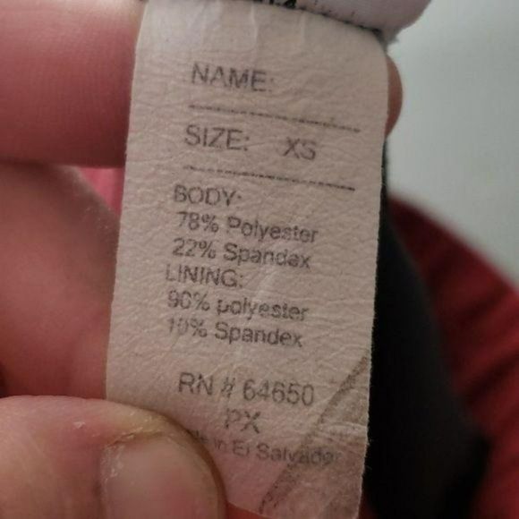 Varsity Spirit Women's Gray and Crimson Tights Pullon‎ Pants Size XS - Picture 7 of 7